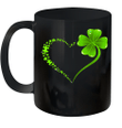 Puzzle Heart Shamrock St Patrick's Day Autism Awareness Gifts Mug
