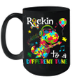 Rockin To A Different Tune Autism Awareness For Boy Girl Toddler Mug