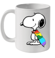 Snoopy LGBT Pride Mug