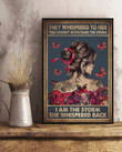They Whispered to Her You Cannot Withstand the Storm I Am the Storm Pink Ribbon Poster