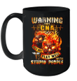 Warning This CNA Doesn't Play Well With Stupid People Mug