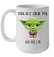 Yoda Best Uncle Love You I Do Mug Funny Father's Day Gifts