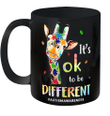 Autism Awareness Acceptance Women Kid Its Ok To Be Different Mug