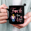 Personalized Custom Forty Mugs, I’m 40, 40th Birthday Unique Gifts For Woman, 40th Birthday Ideas, Turning 40 Years Old