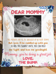 Personalized This Mother’s Day Hug This Blanket, Ultrasound Blanket Gift For Mom to be
