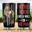 Fatherhood Like A Walk In The Park Personalized Tumbler, Gift For Dad, Father’s Day Gift