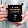 This Papasaurus Belongs To Personalized Mugs, Best Gift For Father, Grandpa
