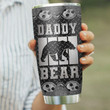 Daddy Bear Personalized Tumbler, Best Gift For Father