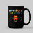 Monster School Personalized Mugs, Back To School Gift For Son, Daughter