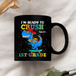 I’m Ready To Crush Kindergarten Personalized Dinosaur Mugs, Gift For Son, Daughter, Back To School