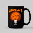 Grandma's Little Monster Spooky Halloween Personalized Mug Gift For Grandma