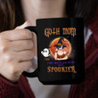 Goth Mom Like Regular Mom But Spookier Halloween Personalized Mug Custom Goth Mom Mug, Halloween Gift Idea For Mom