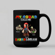 My Squad Calls Me Dadddiolorian Personalized Shirt, Gamer Dad And Kids Cusomt Mugs Gift For Dad - Daddio Mug