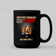 Service Human Emotional Support Humman Dog Personalized Shirt, Personalized Gift For Dog Lovers, Dog Dad, Dog Mom