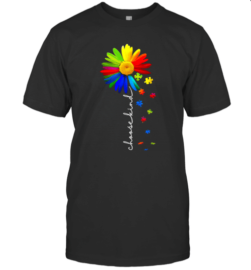 Choose Kind Autism Awareness Daisy Flower Warrior Shirt