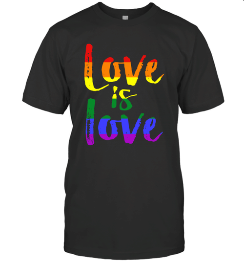 Love Is Love Gay Pride Lesbian LGBT Rainbow Funny Shirt