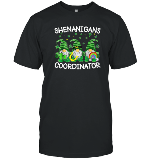 Shenanigans Coordinator Teachers St Patricks Day Gnomes Shirt