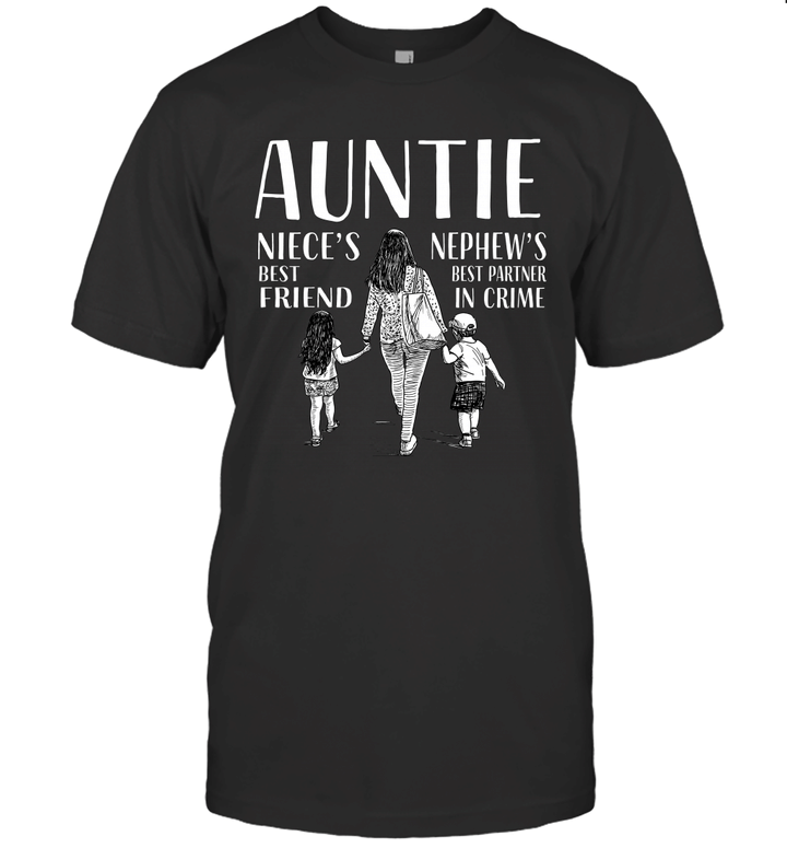 Auntie Niece's Best Friend Nephew's Best Partner In Crime Shirt