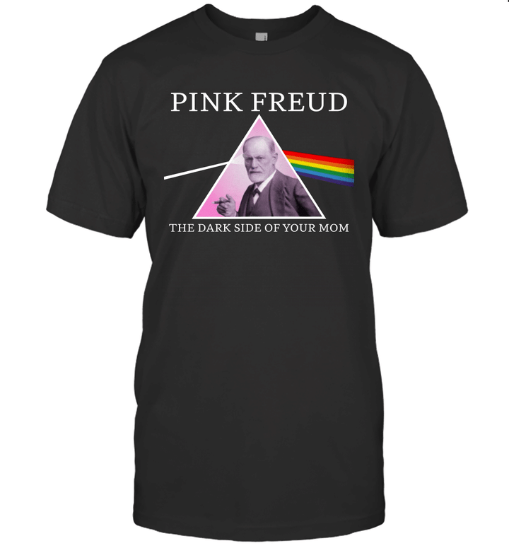Funny Psychology Freud Pink Dark Side Of The Mom Freudian Shirt
