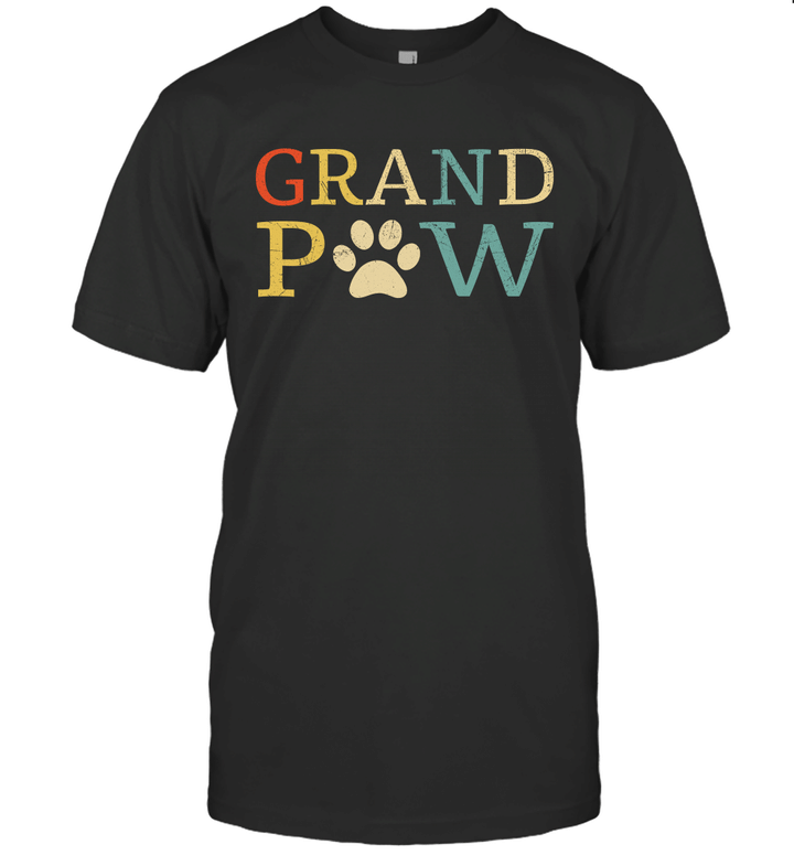 Grand Paw Vintage Shirt Funny Dog Lover Gift