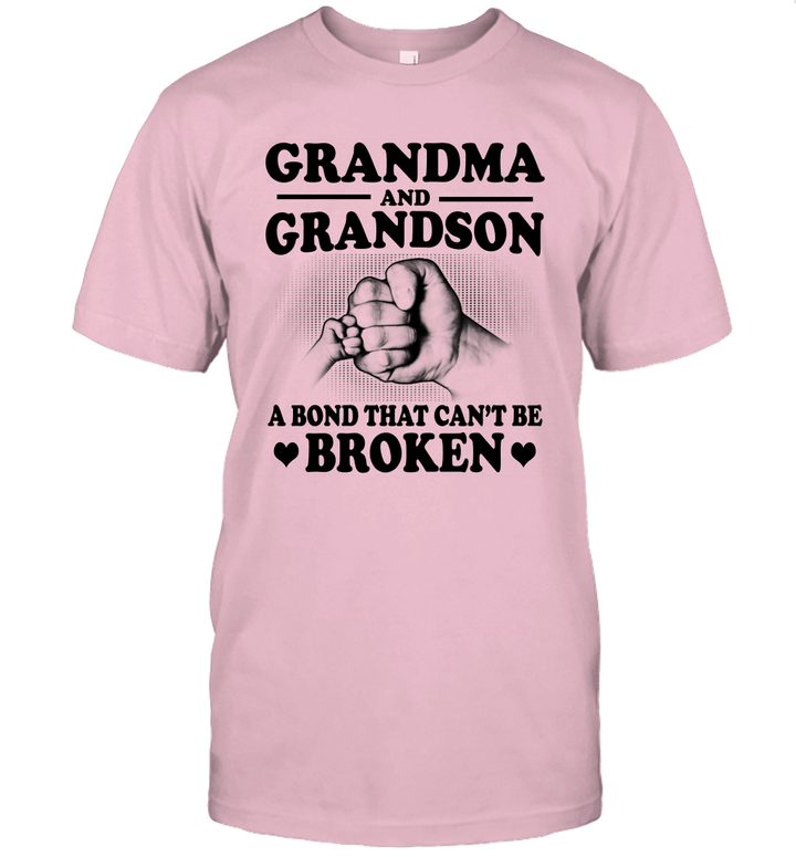 Grandma And Grandson A Bond That Can't Be Broken Funny Shirt Mother's Day Gift