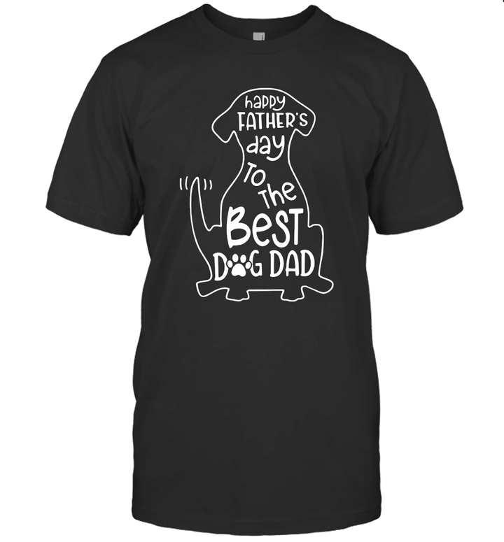 Happy Father's Day To The Best Dog Dad Shirt Funny Father's Day Gifts
