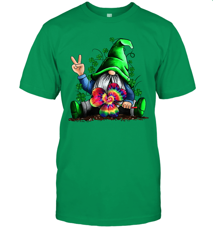 Hippie Gnomes Hippie Clover St Patrick's Day Shirt