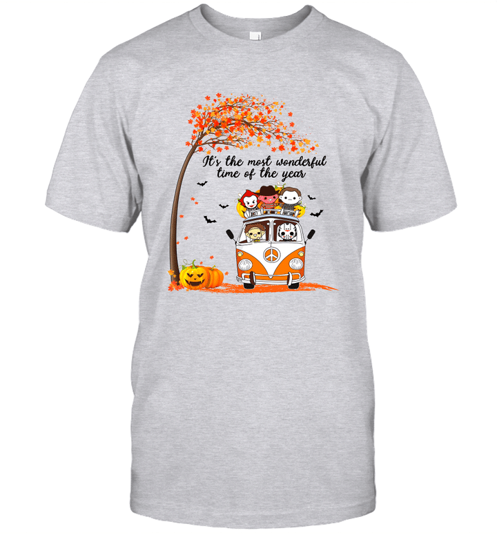 Horror Movies Character Hippie Peace It's The Most Wonderful Time Of The Year Halloween Shirt