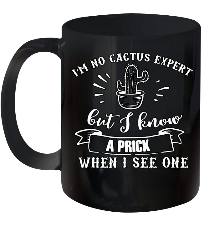 I'm No Cactus Expert But I Know A Prick When I See One Mug