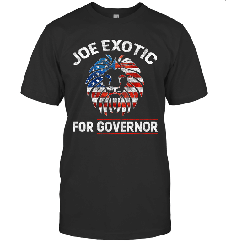 Joe Exotic For Governor American Flag Funny Shirt