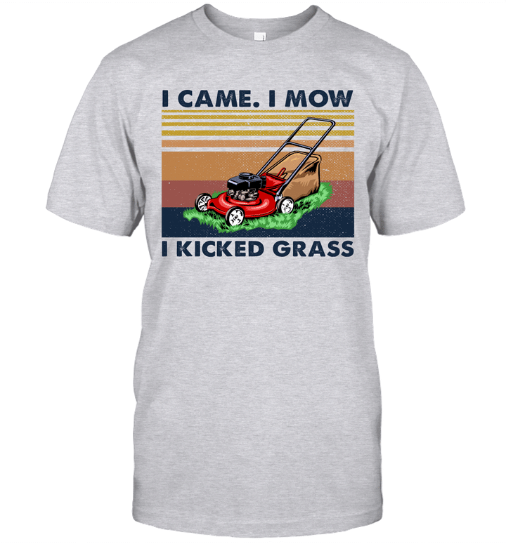 Lawn Mower I Came I Mow I Kicked Grass Vintage Shirt