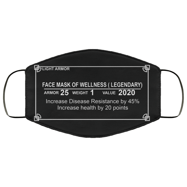 Light Armor – Face Mask Of Wellness Legendary Face Mask Washable, Reusable