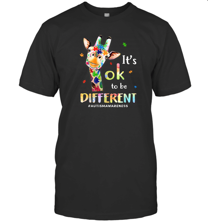 Autism Awareness Acceptance Women Kid Its Ok To Be Different Shirt