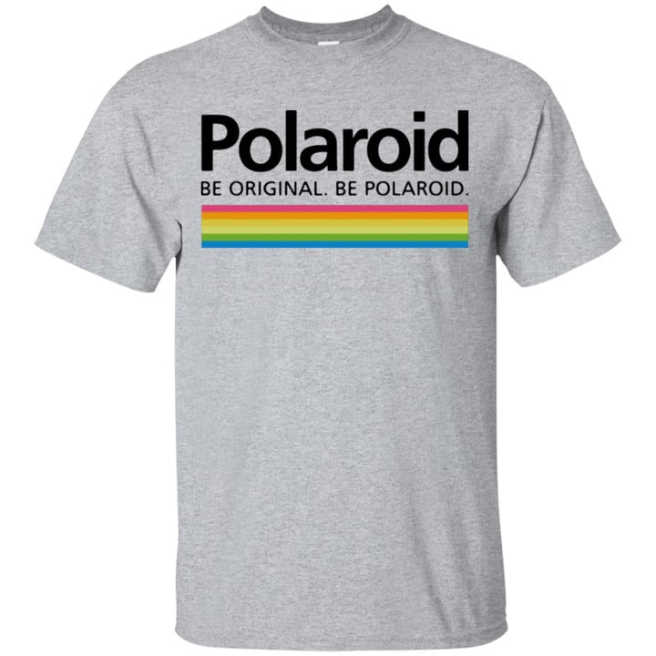 Polaroid be original be polaroid shirt
