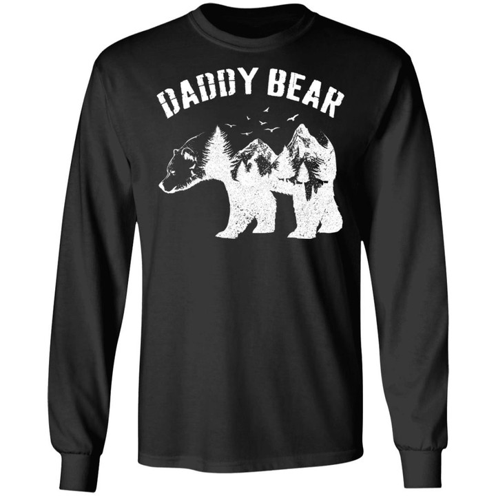 Daddy Bear Best Dad Tshirt Fathers Day Father Pop Gifts Men Shirt