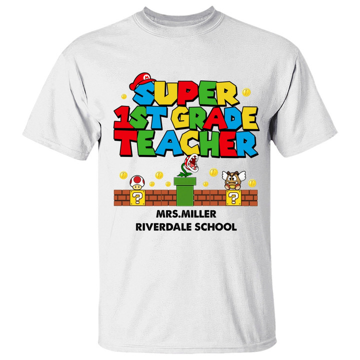 Super Teacher Personalized Shirt - Gift for Teacher - Back To School T-Shirt