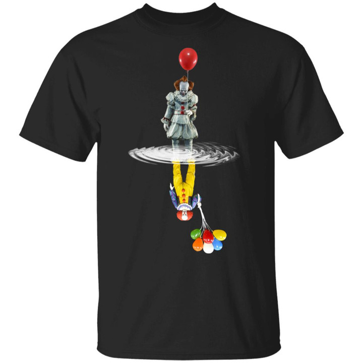 Pennywise reflection Water mirror The Clown Halloween Shirt