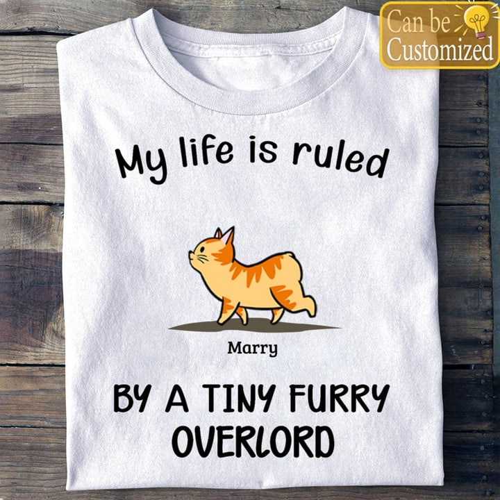 My Life Is Ruled By Cats Personalized Custom Unisex T-shirt, Hoodie, Sweatshirt - Gift For Cat, Gift For Pet Owners, Pet Lovers