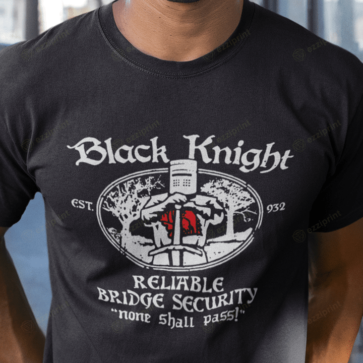 Black Knight Est 932 Reliable Bridge Security T-shirt