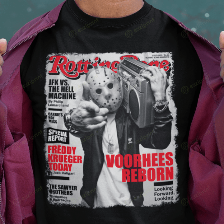 Rotting Bone Issue Rolling Stone magazine Jason Voorhees Horror T-Shirt