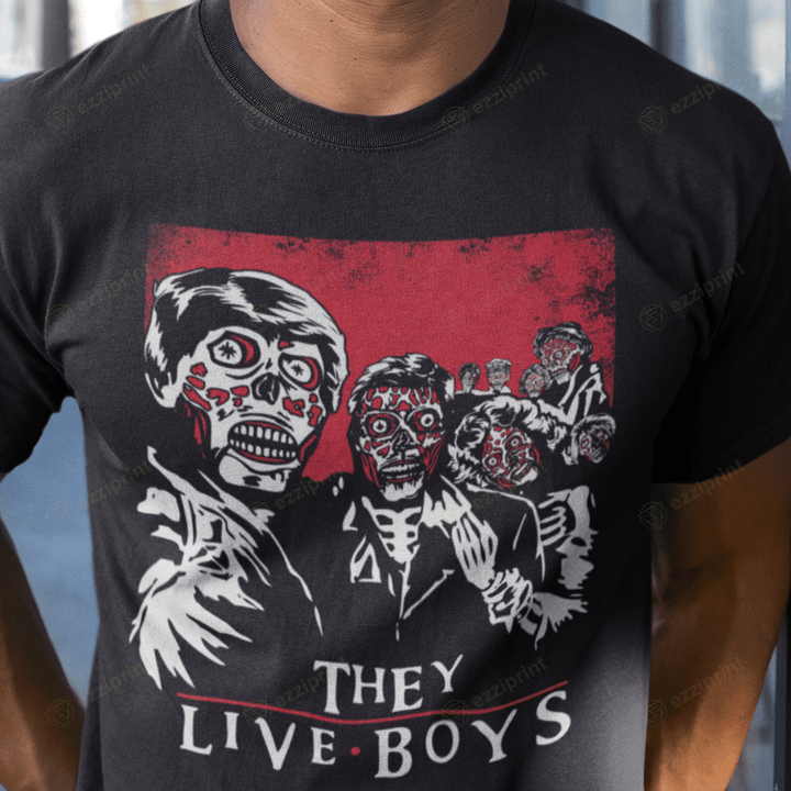 They Live Boys They Live The Lost Boys Mashup T-Shirt