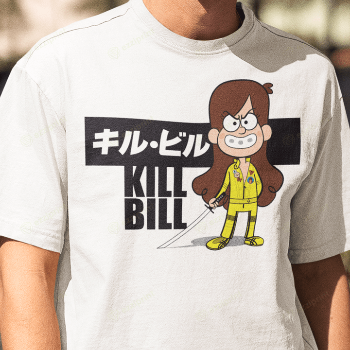 Kill Bill The Bride Mabel Pines Gravity Falls Mashup T-Shirt
