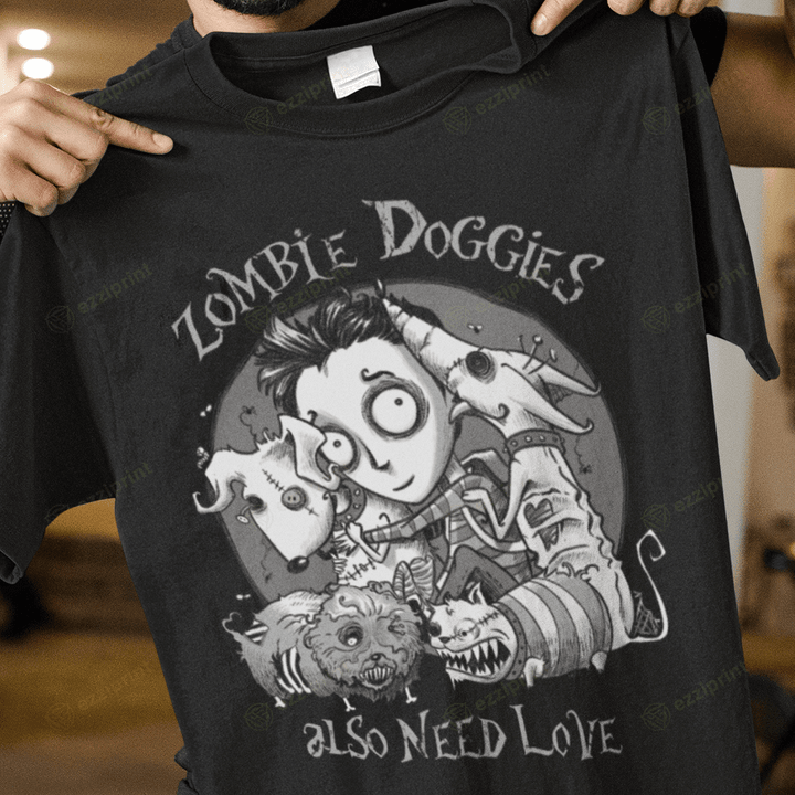 Zombie Doggies Frankenweenie Horror T-Shirt