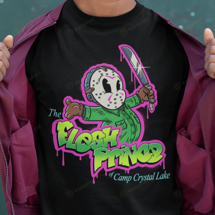 The Flesh Prince The Fresh Prince of Bel-Air Jason Voorhees Friday the 13th Mashup T-Shirt