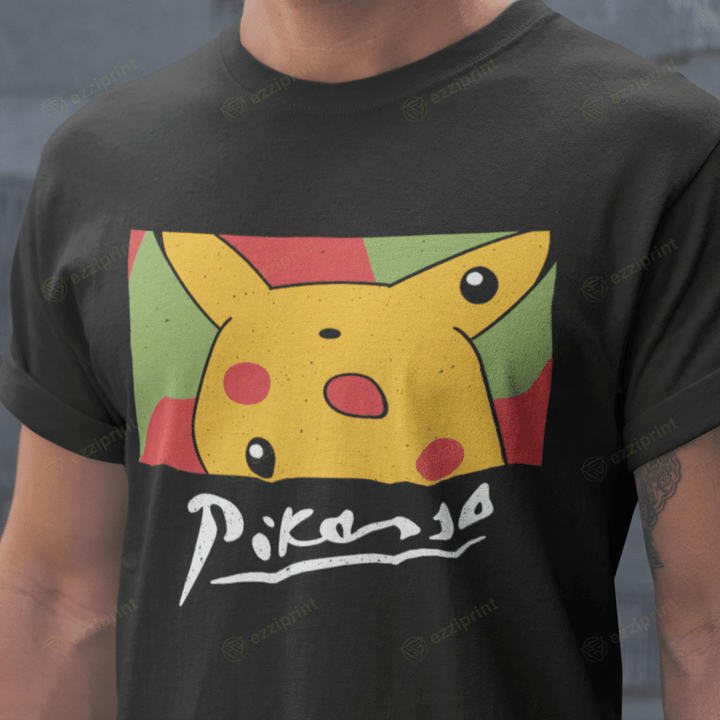 Pablo Pikasso Picasso Pikachu Mashup T-Shirt