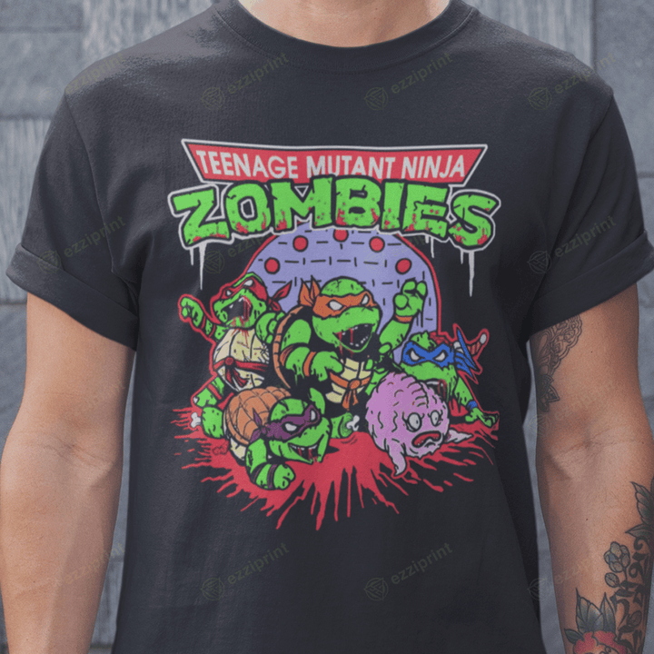 Teenage Mutant Ninja Zombies Teenage Mutant Ninja Turtles Zombies Mashup T-Shirt