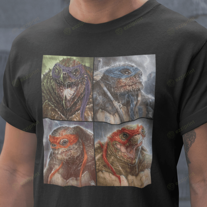 Blursed TMNT Teenage Mutant Ninja Turtles T-Shirt