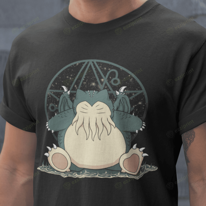 Snorlax Cthulhu Pokemon Snorlax Mashup T-Shirt
