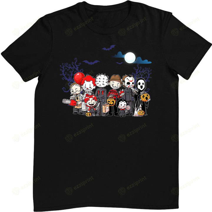 Scary Horror Movies ClubHouse Family Fun Halloween Lover T-Shirt