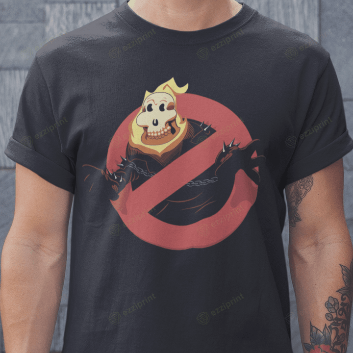 Ghost Rider Ghostbusters Mashup T-Shirt
